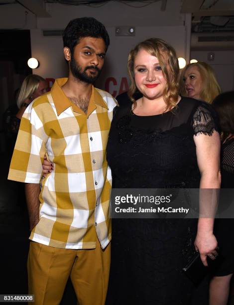 Siddharth Dhananjay and Danielle Macdonald attend "Patti Cake$" New York After Party at The Metrograph on August 14, 2017 in New York City.