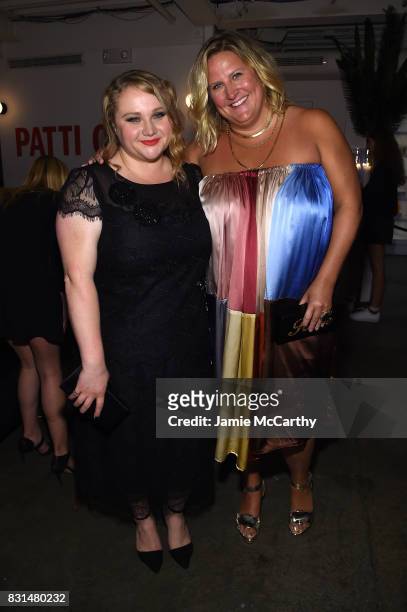 Danielle Macdonald and Bridget Everett attend "Patti Cake$" New York After Party at The Metrograph on August 14, 2017 in New York City.