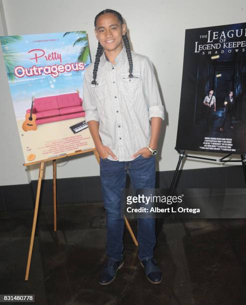 Actor Siaki Sii attends the Screening Of "Pretty Outrageous" And "The League Of Legend Keepers" held at ArcLight Cinemas on August 14, 2017 in Culver...
