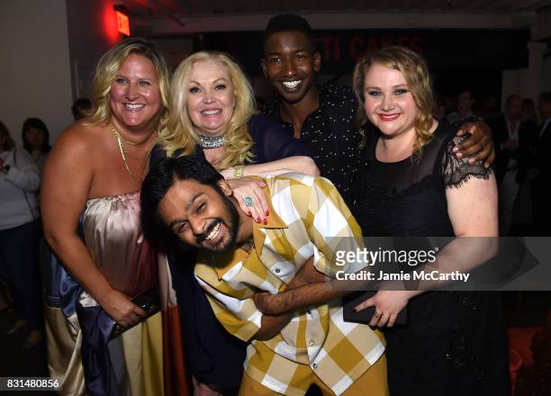Bridget Everett, Cathy Moriarty, Siddharth Dhananjay, Mamoudou Athie, and Danielle Macdonald attend "Patti Cake$" New York After Party at The...