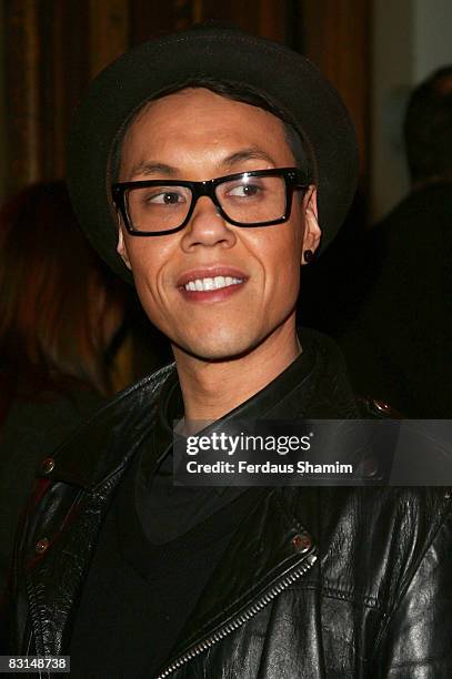 Gok Wan attends the Evening Standard's party celebrating London's 1000 Most Influential People 2008 at The Wallace Collection on October 6, 2008 in...