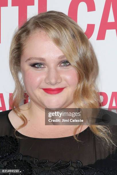 Danielle MacDonald attends the New York premiere of "Patti Cake$" at Metrograph on August 14, 2017 in New York City.