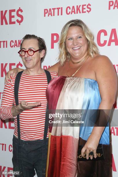 Alan Cumming and Bridget Everett attend the New York premiere of "Patti Cake$" at Metrograph on August 14, 2017 in New York City.