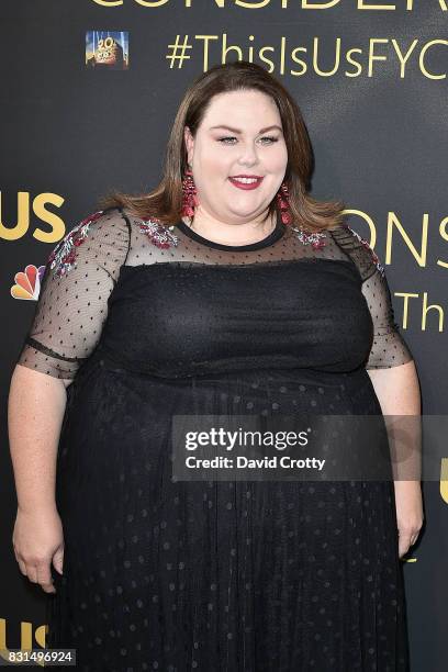 Chrissy Metz attends An Evening with "This Is Us" - Red Carpet & Panel Discussion at Paramount Studios on August 14, 2017 in Los Angeles, California.