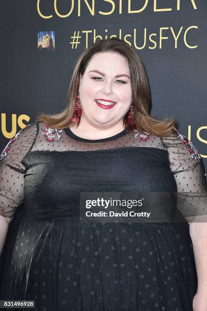 Chrissy Metz attends An Evening with "This Is Us" - Red Carpet & Panel Discussion at Paramount Studios on August 14, 2017 in Los Angeles, California.