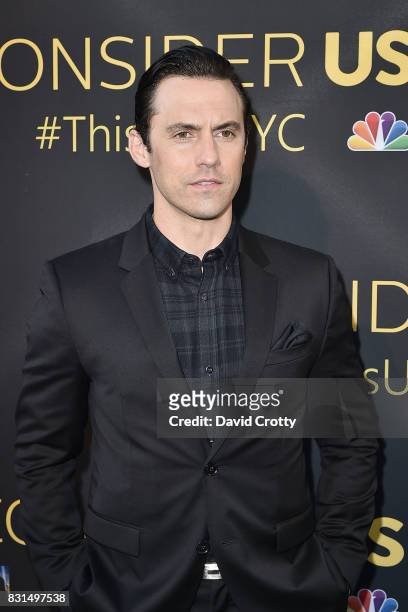 Milo Ventimiglia attends An Evening with "This Is Us" - Red Carpet & Panel Discussion at Paramount Studios on August 14, 2017 in Los Angeles,...