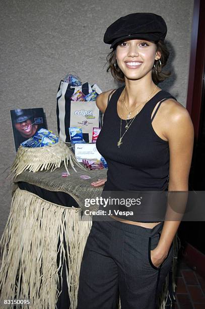 Jessica Alba with Eclipse Flash