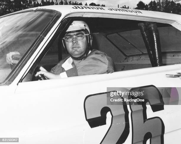 Junior Johnson, winner of the 1965 Rebel 300.