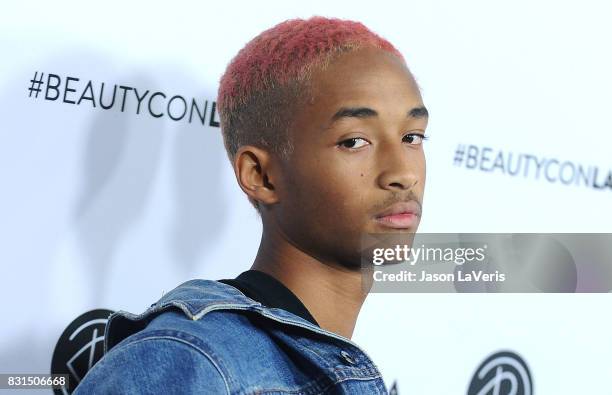 Jaden Smith attends the 5th annual Beautycon festival at Los Angeles Convention Center on August 13, 2017 in Los Angeles, California.