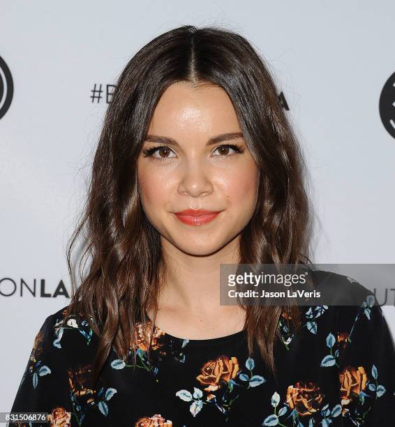 Ingrid Nilsen attends the 5th annual Beautycon festival at Los Angeles Convention Center on August 13, 2017 in Los Angeles, California.