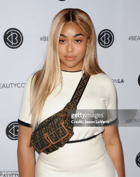 Jordyn Woods attends the 5th annual Beautycon festival at Los Angeles Convention Center on August 13, 2017 in Los Angeles, California.