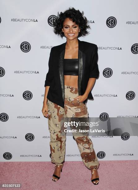 Actress Nazanin Mandi attends the 5th annual Beautycon festival at Los Angeles Convention Center on August 13, 2017 in Los Angeles, California.