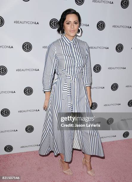 Sophia Amoruso attends the 5th annual Beautycon festival at Los Angeles Convention Center on August 13, 2017 in Los Angeles, California.