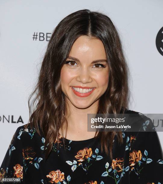 Ingrid Nilsen attends the 5th annual Beautycon festival at Los Angeles Convention Center on August 13, 2017 in Los Angeles, California.
