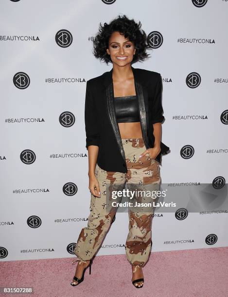 Actress Nazanin Mandi attends the 5th annual Beautycon festival at Los Angeles Convention Center on August 13, 2017 in Los Angeles, California.