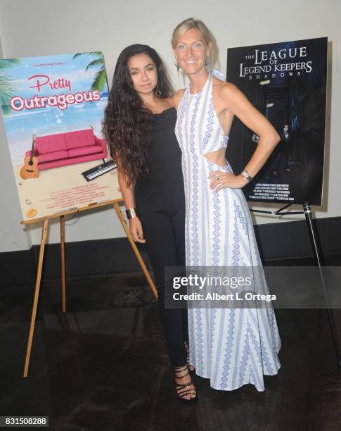 Actress Laura Krystine and producer/director Elizabeth Blake-Thomas attend the Screening Of "Pretty Outrageous" And "The League Of Legend Keepers"...