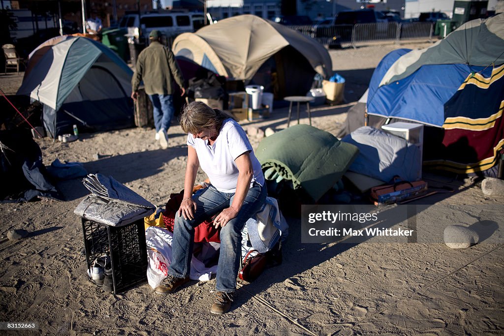 City Of Reno Sets Up Tent City For Homeless