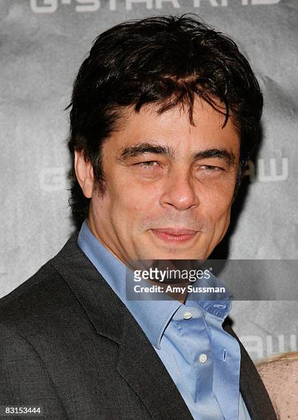 Actor Benicio del Toro attends a dinner party for "Che" at the Plaza Athenee on October 6, 2008 in New York City.