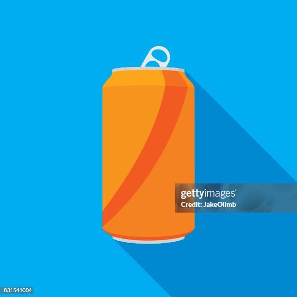 soda can icon - drink can stock illustrations