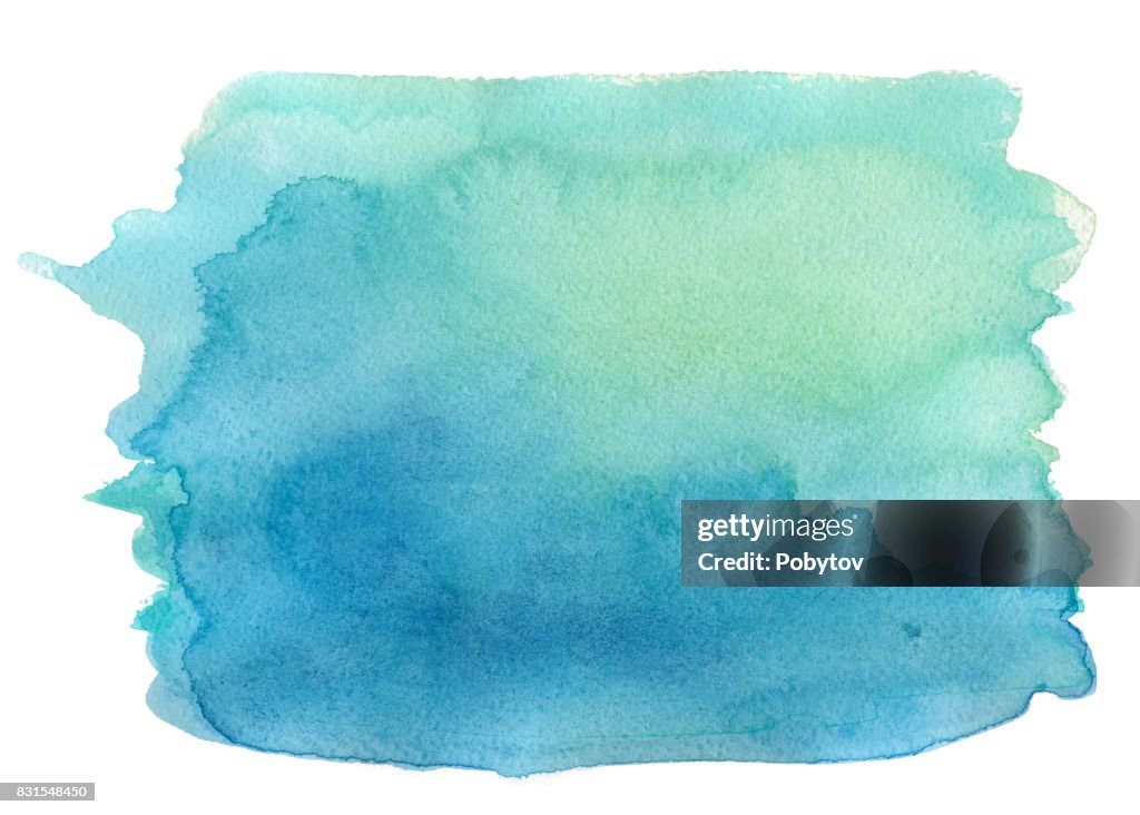 Blauwe aquarel achtergrond