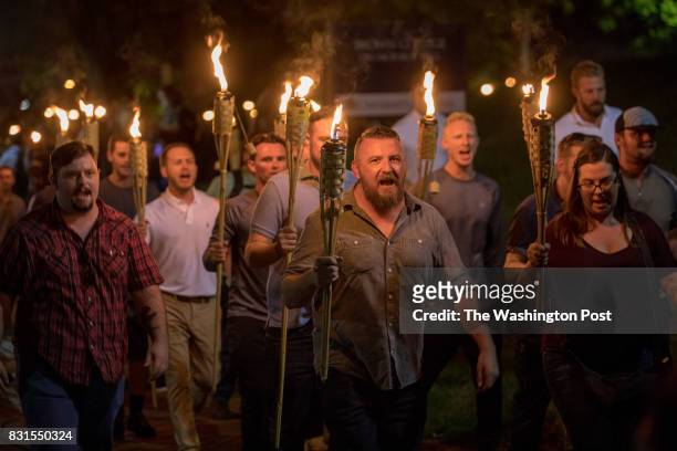 Chanting White lives matter! You will not replace us! and Jews will not replace us! several hundred white nationalists and white supremacists...
