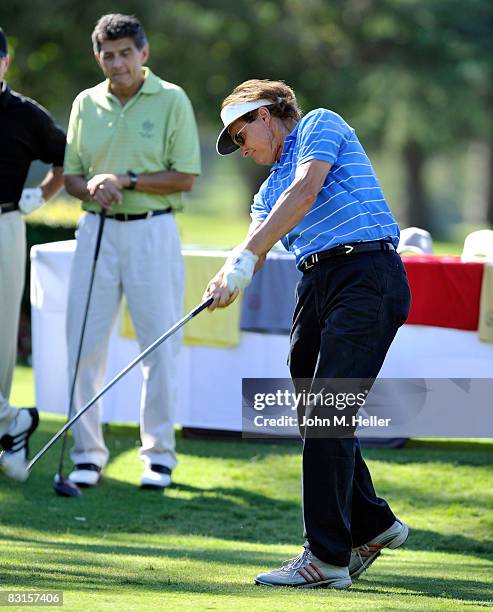 Bruce Jenner attends the 10th Annual Golf Classic benefiting the Elizabeth Glaser Pediatric AIDS Foundation on October 6, 2008 the the Lakeside Golf...