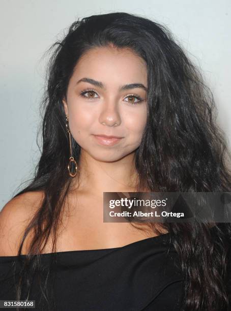 Actress Laura Krystine attends the Screening Of "Pretty Outrageous" And "The League Of Legend Keepers" held at ArcLight Cinemas on August 14, 2017 in...