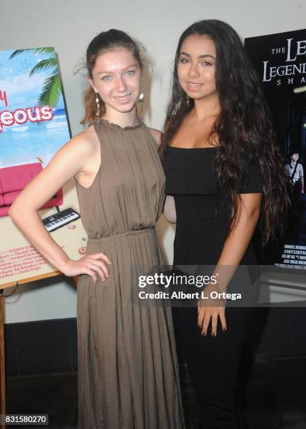 Actresses Isabella Blake-Thomas and Laura Krystine attend the Screening Of "Pretty Outrageous" And "The League Of Legend Keepers" held at ArcLight...