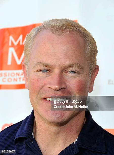 Neal McDonough attends the 10th Annual Golf Classic benefiting the Elizabeth Glaser Pediatric AIDS Foundation on October 6, 2008 at the Lakeside Golf...