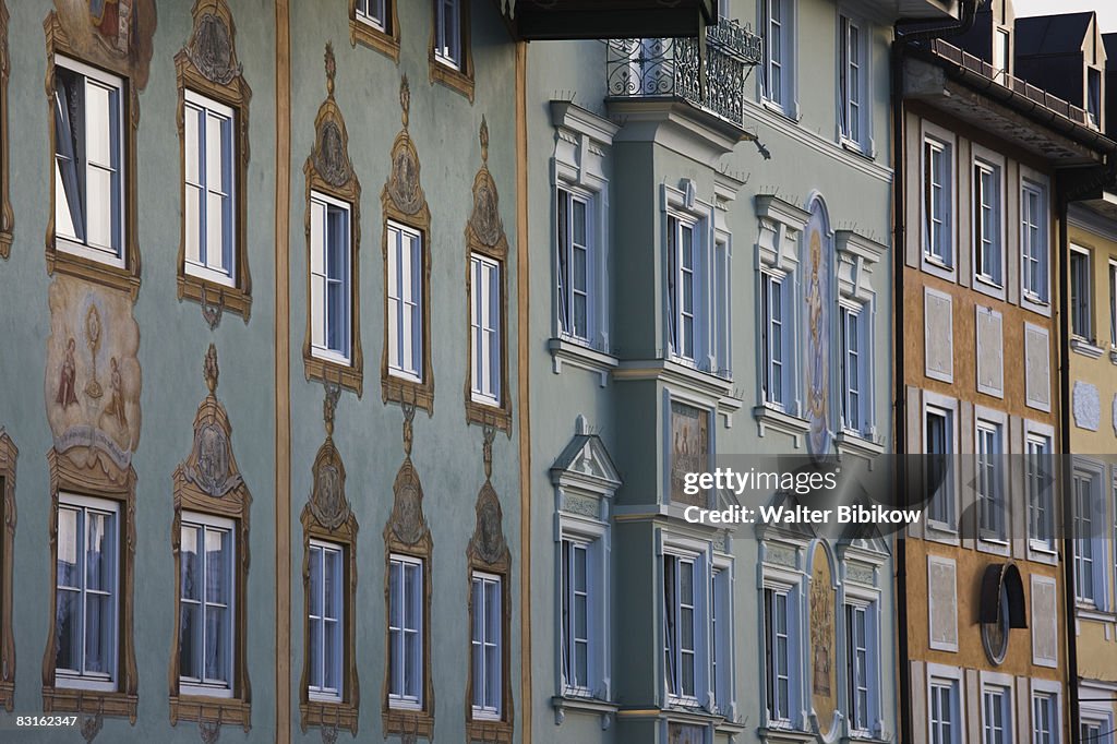 Germany, Bayern/Bavaria, Bad Tolz, Town Square bui