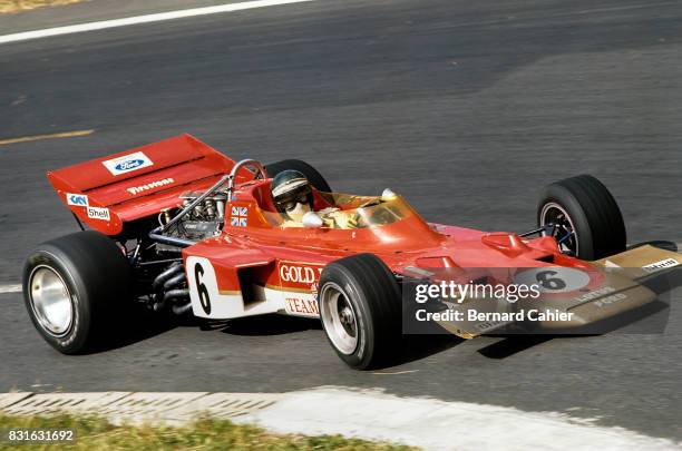 Jochen Rindt, Lotus-Ford 72C, Grand Prix of France, Circuit de Charade, Clermont-Ferrand, 05 July 1970.