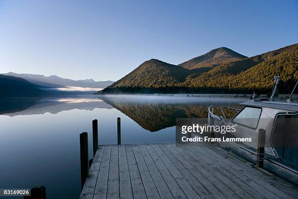 new zealand, nelson lakes np, lake roto - roto stock pictures, royalty-free photos & images
