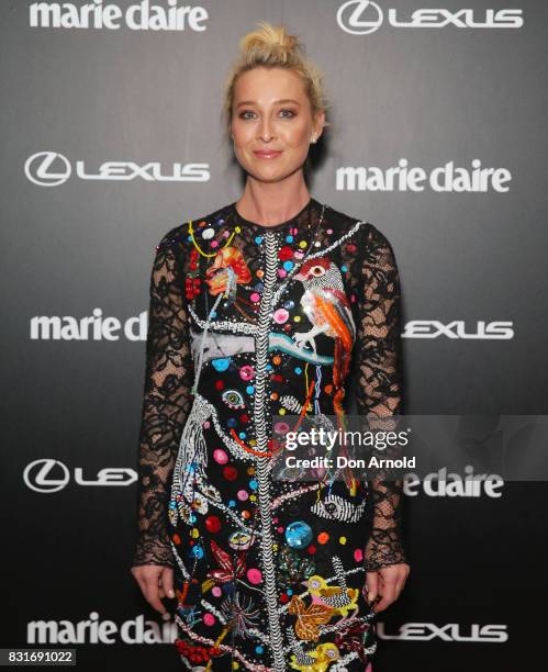 Asher Keddie arrives ahead of the 2017 Prix de Marie Claire Awards on August 15, 2017 in Sydney, Australia.