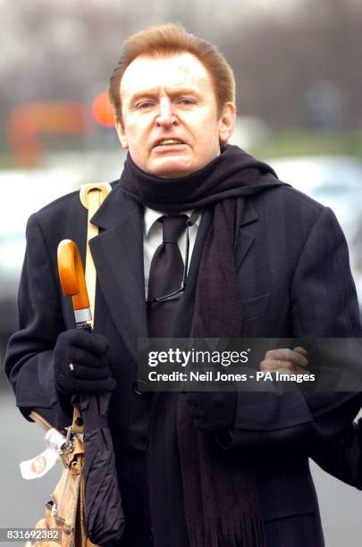 Mike McCartney, brother of former Beatle Paul, arrives at Chester Crown Court, Wednesday February 22 where is charged with sexual touching following...