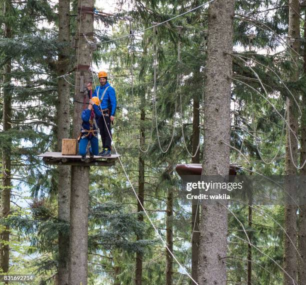 229 High Ropes Course Stock Photos, High-Res Pictures, and Images ...