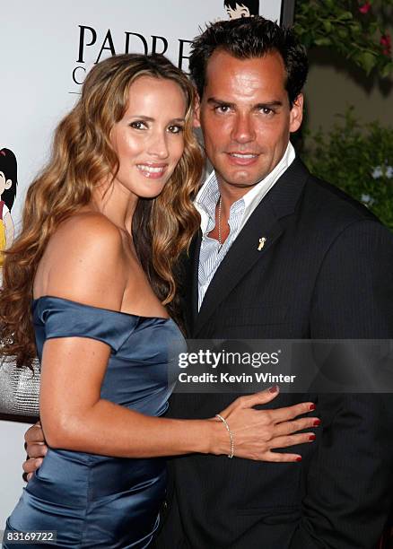 Actor Cristian de la Fuente and actress Angelica Castro arrive at the Padres Contra El Cancer's 8th Annual "El Sueno De Esperanza" at the Hollywood &...