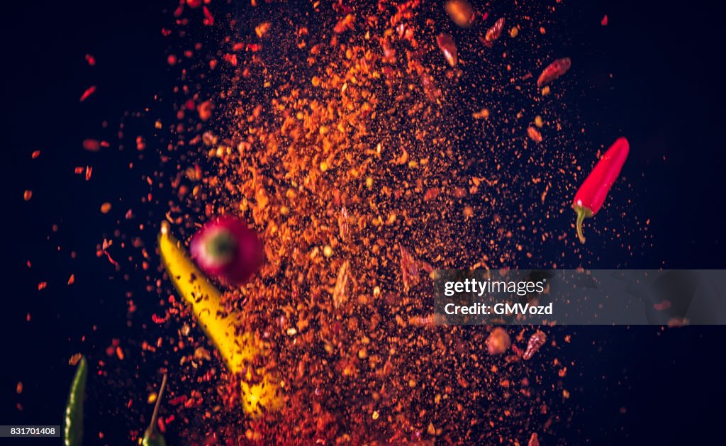 Chili Spice Mix Food Explosion