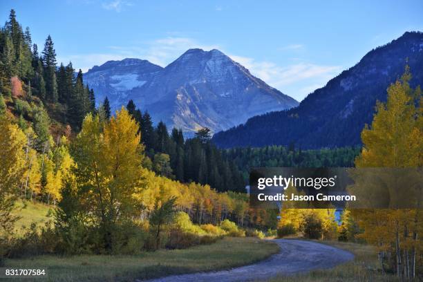 silver lake flat - mt timpanogos stock pictures, royalty-free photos & images