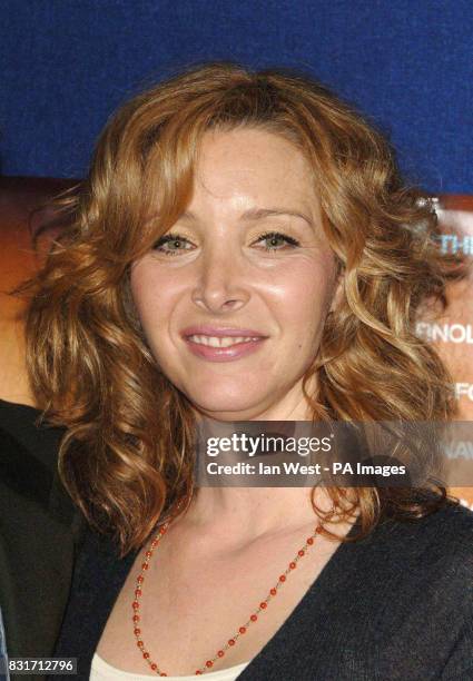 Actress Lisa Kudrow arrives at the premiere of her new film 'Happy Endings' on the opening night gala of the BFI London Lesbian & gay Film festival,...