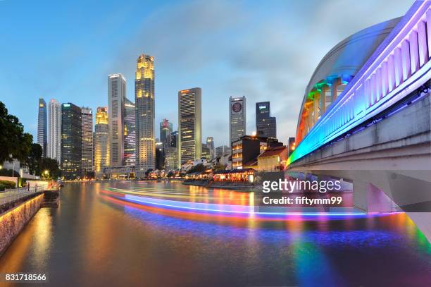 singapore river - singapore imagens e fotografias de stock