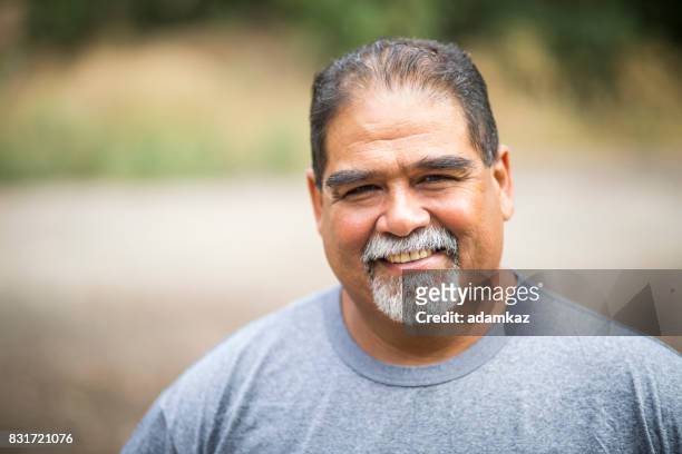 mature mexican man portrait - fat mexican man stock pictures, royalty-free photos & images