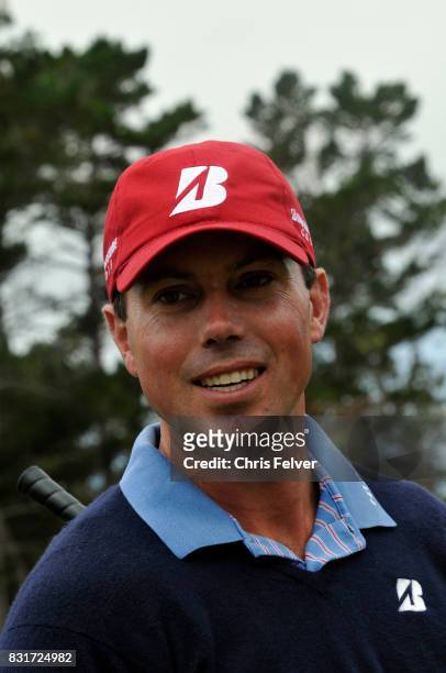 Portrait of American golfer Matt Kuchar during the 110th US Open golf championship, Pebble Beach, California, June 20, 2010.