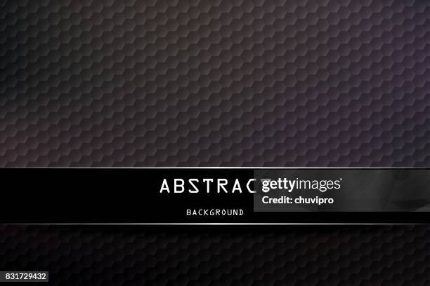 horizontal hexagon geometric background - anthracite, black - anthracite coal stock illustrations