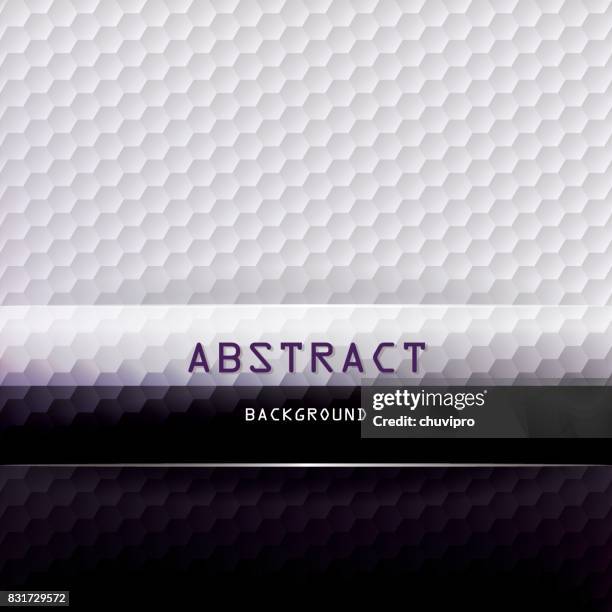 square hexagon geometric background - white, light lavender, black - black diamond pattern background stock illustrations