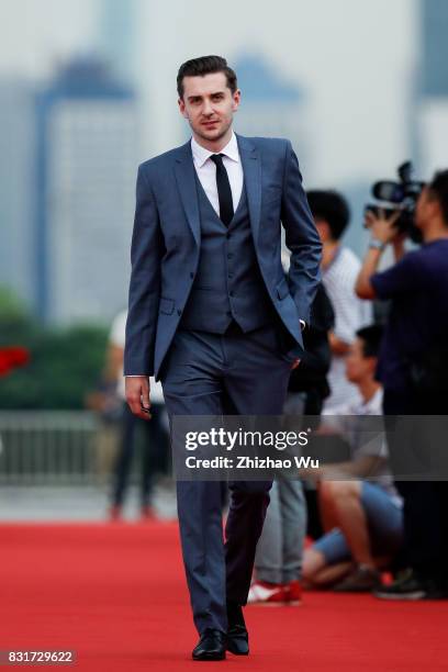 Mark Selby attends the red carpet for the Evergrande 2017 World Snooker China Championship on August 15, 2017 in Guangzhou, China.