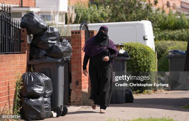 Household rubbish begins to pile high on the streets of Alum Rock in Birmingham as the refuse collector strike enters its sixth week on August 15,...