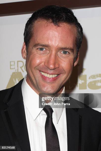 Andres Garcia Jr. Poses at the Telemundo El Rostro de Analia Cast Preview at The Fifth on October 7, 2008 in Miami Beach, Florida.