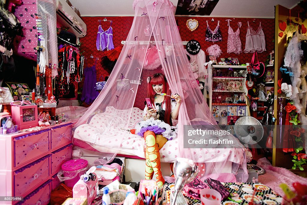 Japanese woman's bedroom