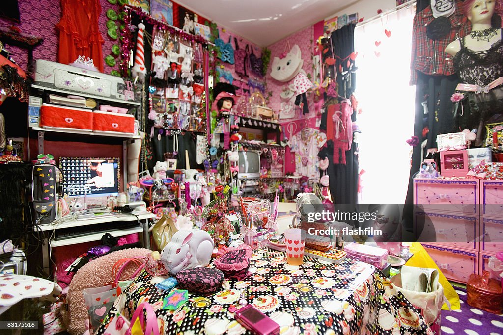 Image of Japanese woman's bedroom