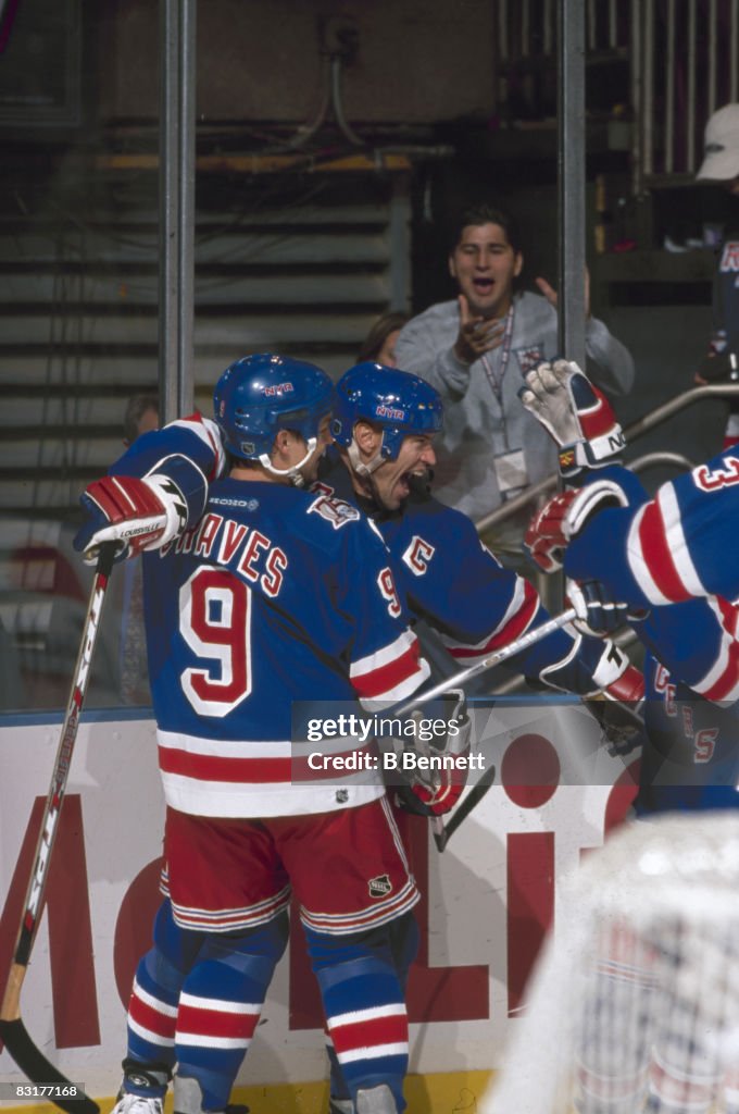 Alex Messier Canadian ice hockey player Mark Messier of the New York Rangers... News ...